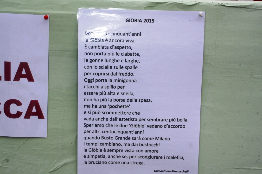 la giobia della famiglia bustocca - il messaggio