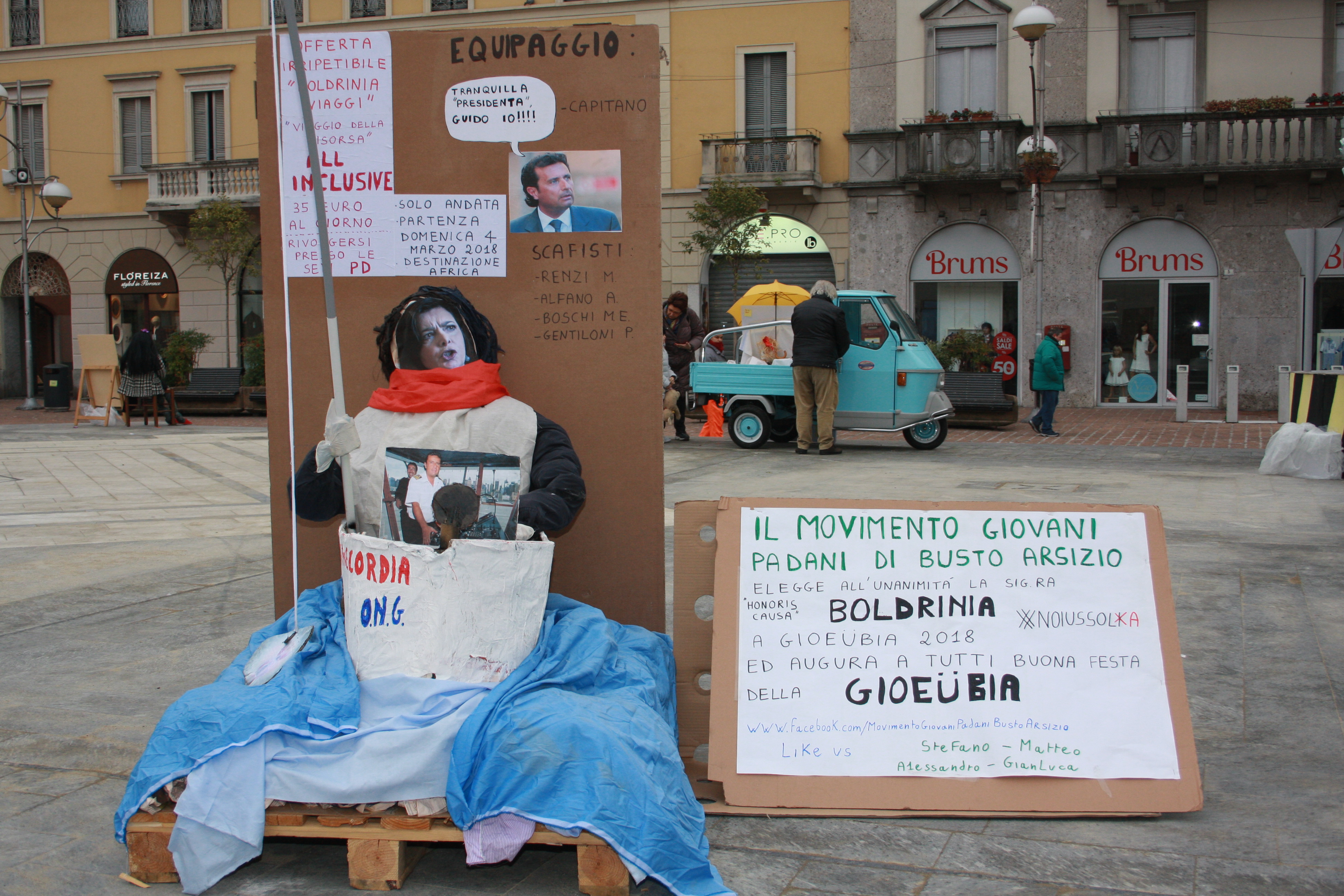 la giobia del movimento giovani padani